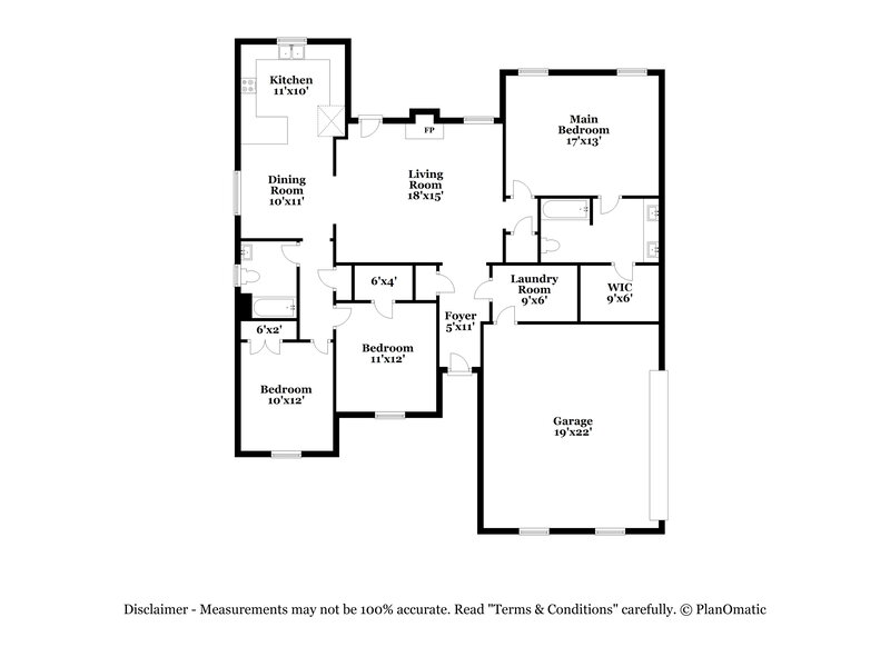 2,220/Mo, 2431 English Hill Dr Murfreesboro, TN 37130 Floor Plan View