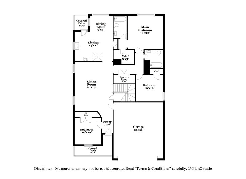 3,060/Mo, 1632 Beaconcrest Cir Murfreesboro, TN 37128 Floor Plan View 2