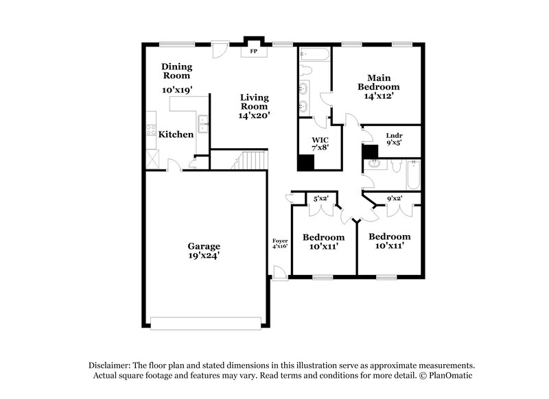 2,326/Mo, 717 Winchester Pl Antioch, TN 37013 Floor Plan View