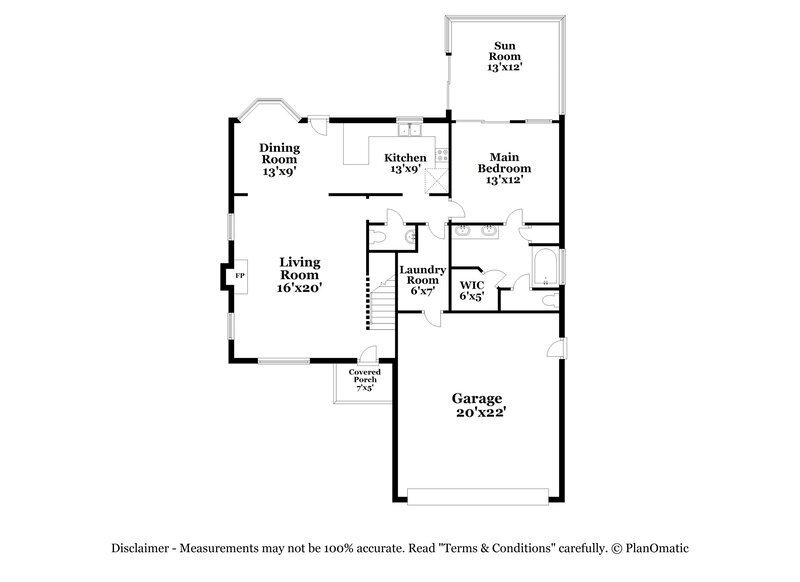 2,350/Mo, 3904 Waterford Way Antioch, TN 37013 Floor Plan View