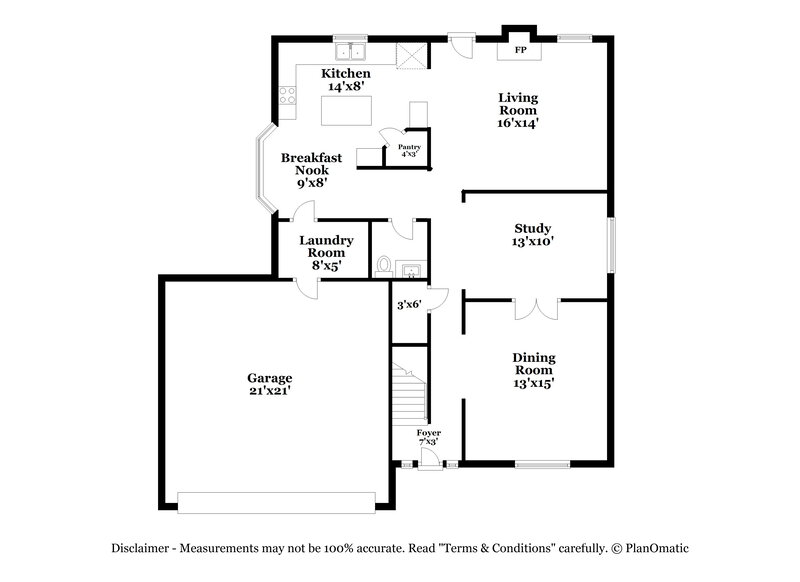 2,285/Mo, 3625 Seasons Dr Antioch, TN 37013 Floor Plan View