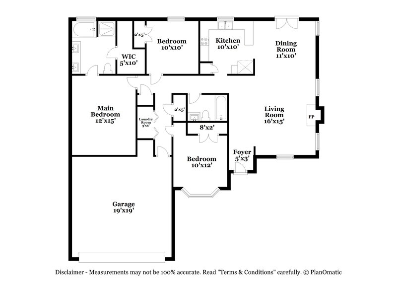 1,900/Mo, 1216 Danbury Ct Nashville, TN 37214 Floor Plan View