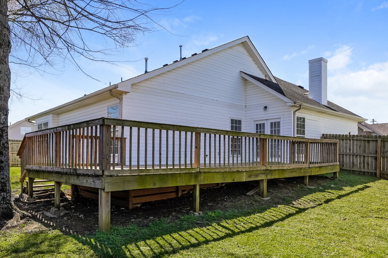 2,400/Mo, 4019 Wisdom Way Smyrna, TN 37167 Rear View