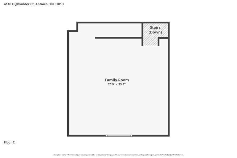 2,225/Mo, 4116 Highlander Ct Antioch, TN 37013 Floor Plan View 3