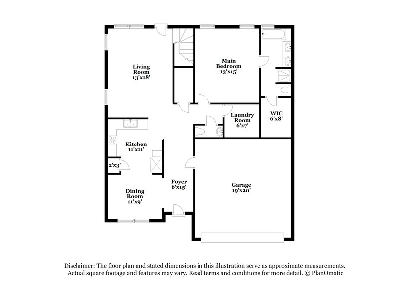 2,425/Mo, 8809 Cressent Glen Ct Antioch, TN 37013 Floorplan View