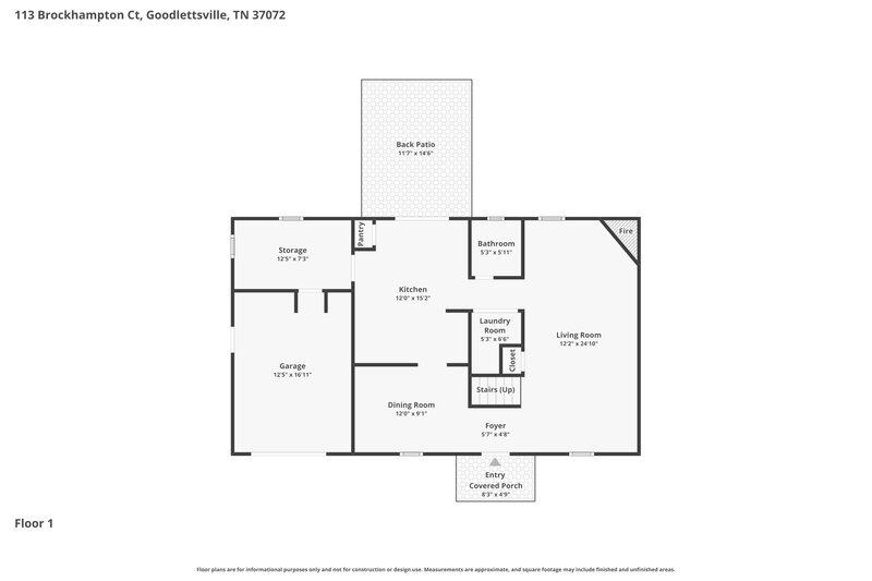 2,175/Mo, 113 Brockhampton Ct Goodlettsville, TN 37072 Floor Plan View