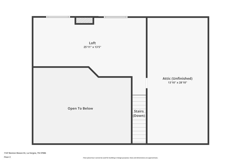 1,930/Mo, 1147 Benton Mason Dr La Vergne, TN 37086 Floor Plan View 2