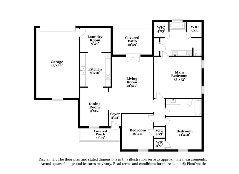 1,825/Mo, 1002 Esquire Ct Murfreesboro, TN 37130 Floor Plan View