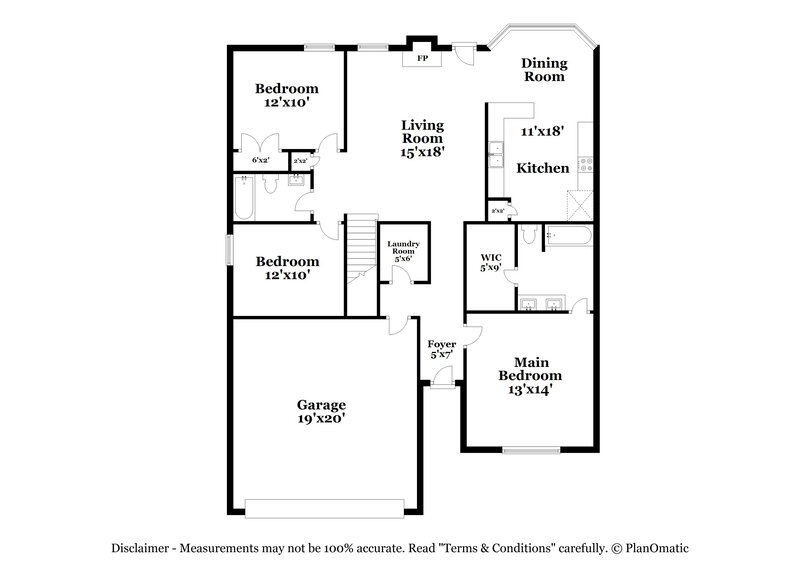 2,015/Mo, 1919 Odessa Ave Murfreesboro, TN 37128 Floor Plan View