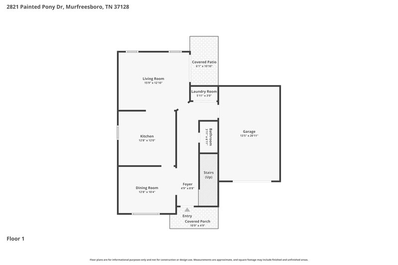 2,165/Mo, 2821 Painted Pony Dr Murfreesboro, TN 37128 Floor Plan View 2