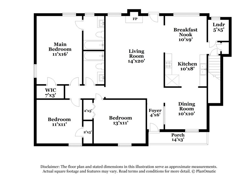 3,340/Mo, 3341 Oak Timber Dr Antioch, TN 37013 Floor Plan View