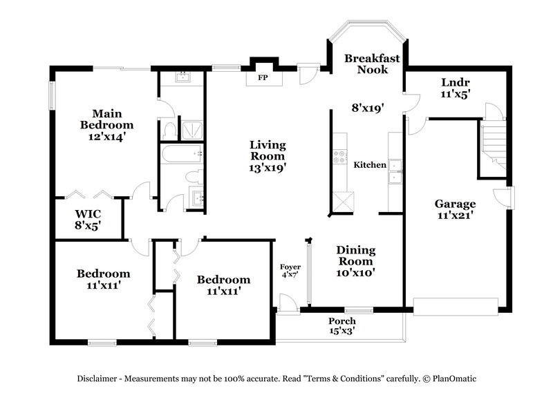 1,965/Mo, 3620 Lipton Pl Antioch, TN 37013 Floor Plan View