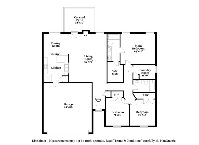 2,370/Mo, 804 Birchmill Pt N Antioch, TN 37013 Floor Plan View