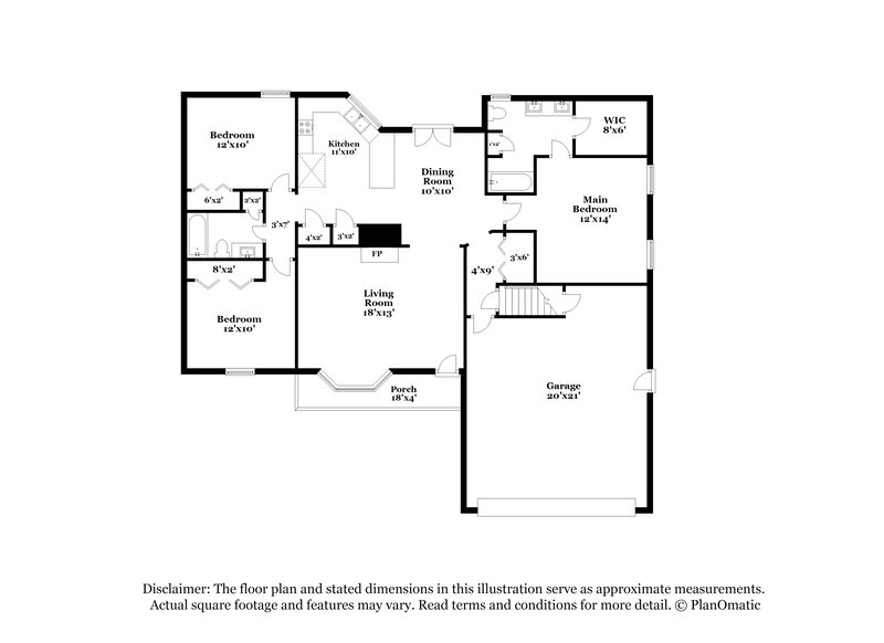 2,375/Mo, 2017 Skyline Dr Goodlettsville, TN 37072 Floor Plan View