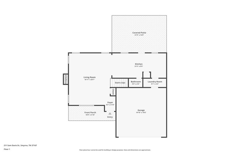 2,425/Mo, 211 Sam Davis Dr Smyrna, TN 37167 Floor Plan View