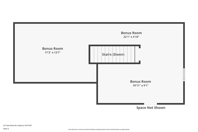 2,425/Mo, 211 Sam Davis Dr Smyrna, TN 37167 Floor Plan View 3