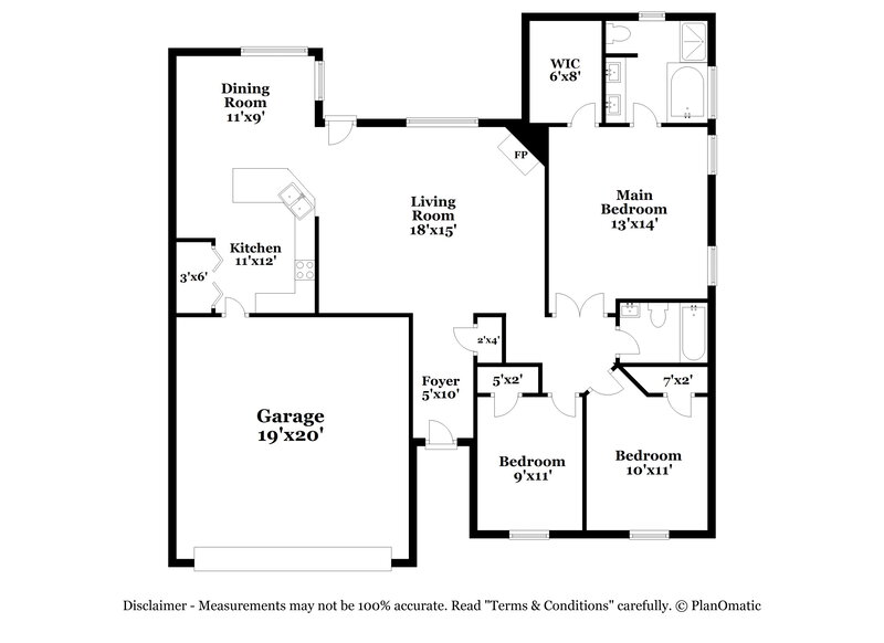 2,105/Mo, 3112 Chateau Valley Dr Nashville, TN 37207 Floor Plan View