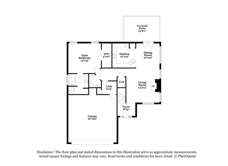 2,550/Mo, 3208 Sailmist Pt Antioch, TN 37013 Floor Plan View