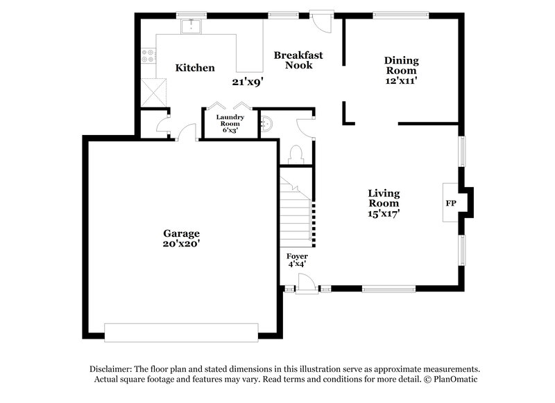2,255/Mo, 6988 Calderwood Dr Antioch, TN 37013 Floor Plan View