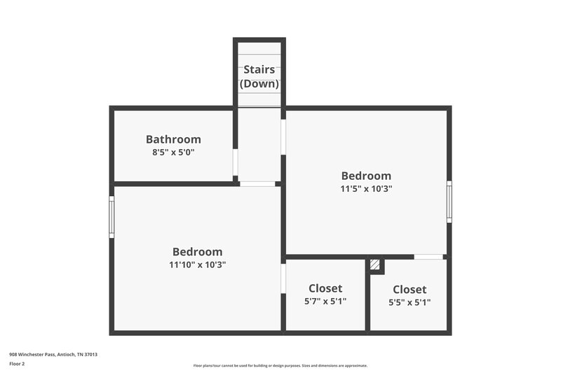 1,900/Mo, 908 Winchester Pass Antioch, TN 37013 Floor Plan View 2