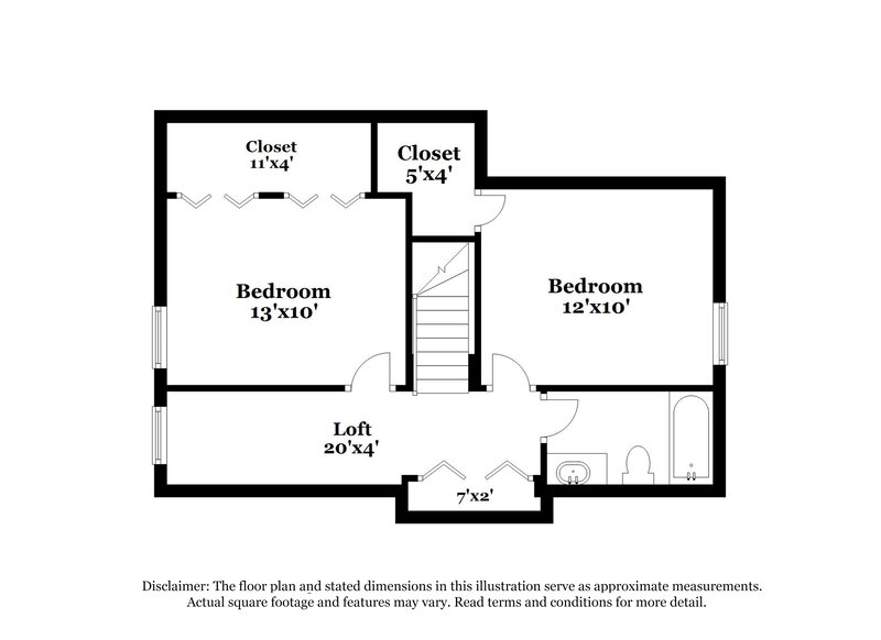 2,035/Mo, 1825 Lakewood Village Dr Antioch, TN 37013 Floor Plan View 2
