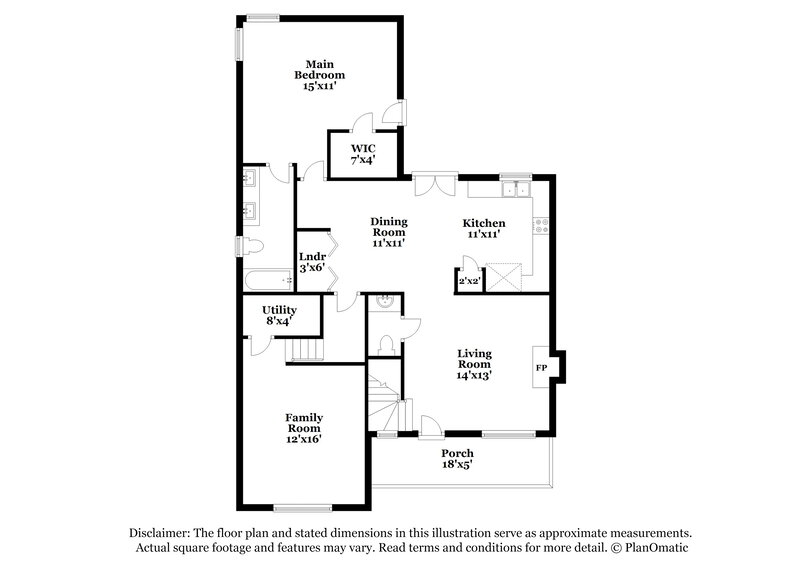 1,900/Mo, 612 Big River Run Antioch, TN 37013 Floor Plan View