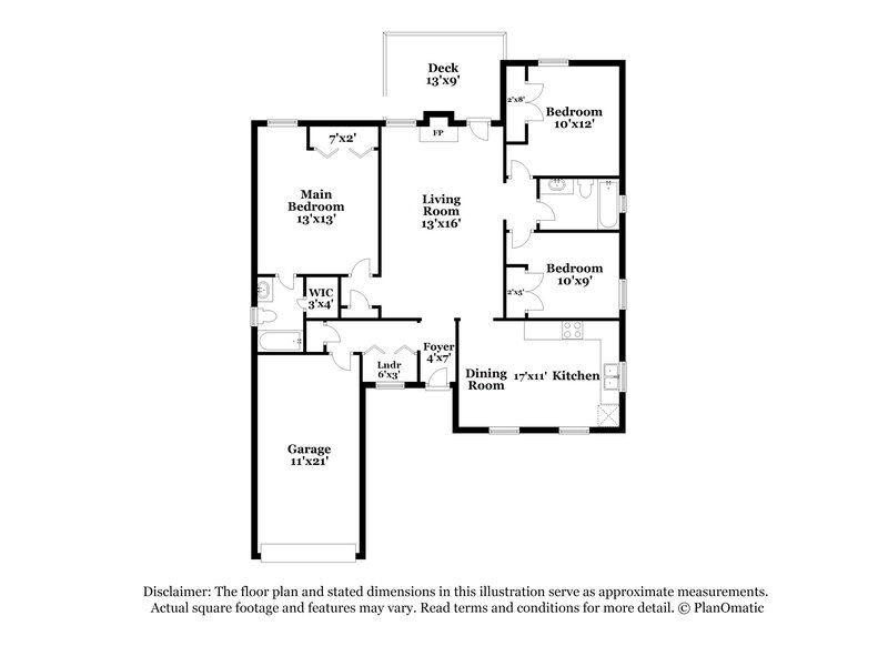 1,805/Mo, 209 Pin Oak Ct Nashville, TN 37013 Floorplan View