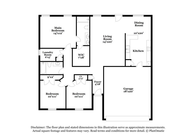 1,870/Mo, 1387 E Nir Shreibman Blvd La Vergne, TN 37086 Floorplan View