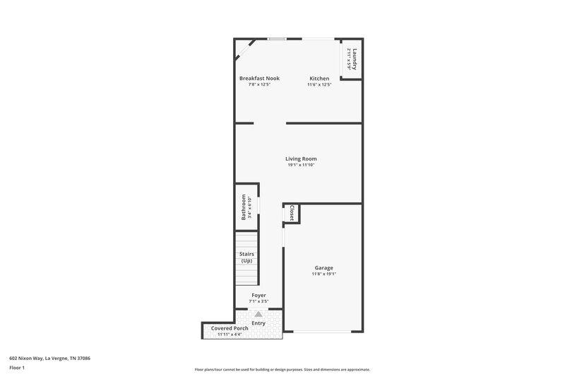 1,770/Mo, 602 Nixon Way La Vergne, TN 37086 Floor Plan View