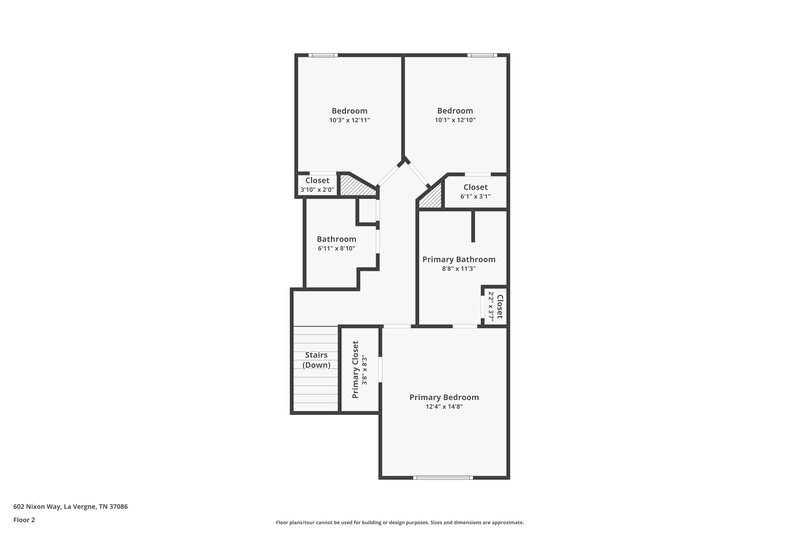1,770/Mo, 602 Nixon Way La Vergne, TN 37086 Floor Plan View 2