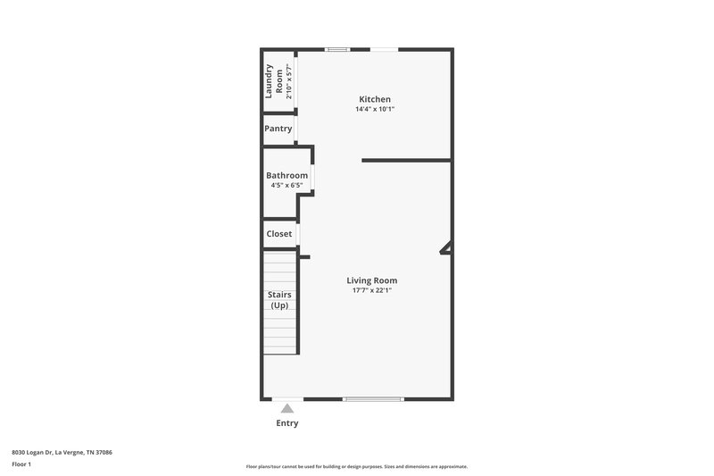1,610/Mo, 8030 Logan Dr La Vergne, TN 37086 Floor Plan View