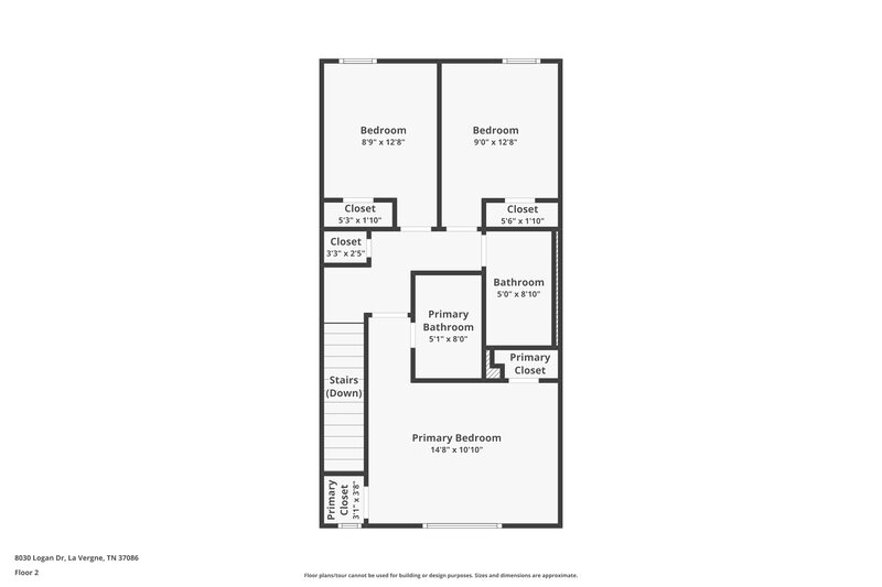 1,610/Mo, 8030 Logan Dr La Vergne, TN 37086 Floor Plan View 2