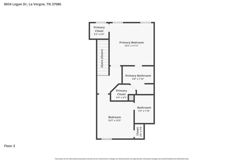 1,685/Mo, 8034 Logan Dr La Vergne, TN 37086 Floorplan View 2