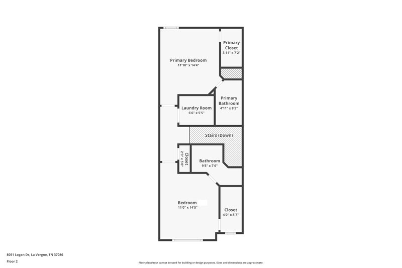 1,690/Mo, 8051 Logan Dr La Vergne, TN 37086 Floorplan View 2