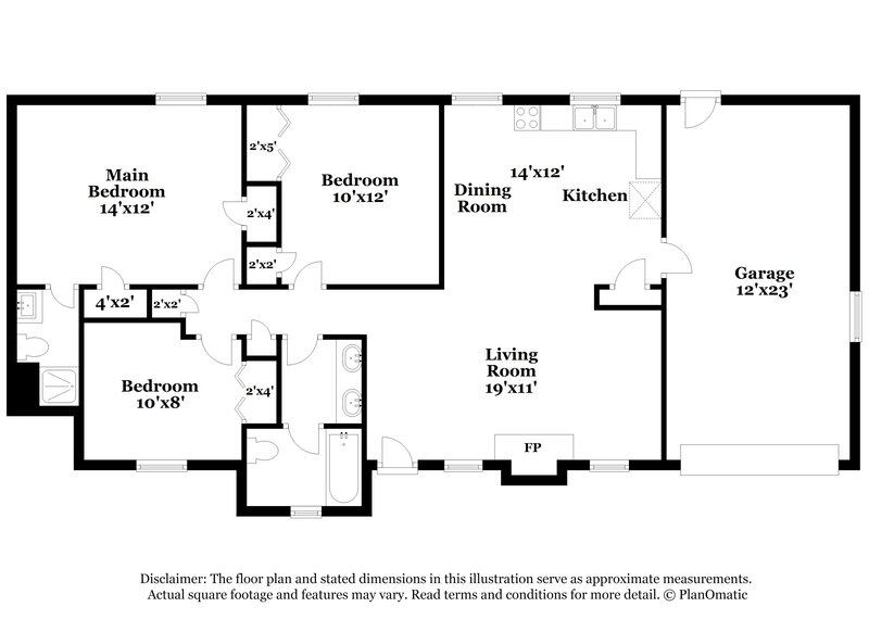 1,820/Mo, 152 Brookridge Dr La Vergne, TN 37086 Floor Plan View