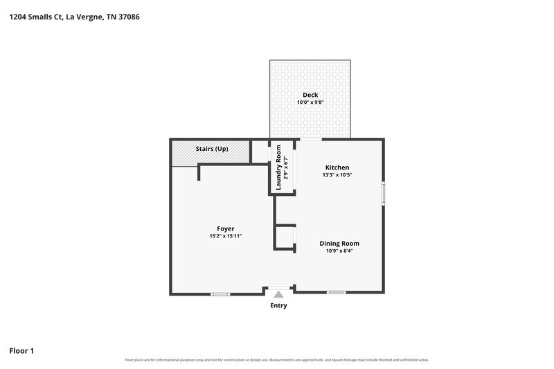 1,735/Mo, 1204 Smalls Ct La Vergne, TN 37086 Floor Plan View 2
