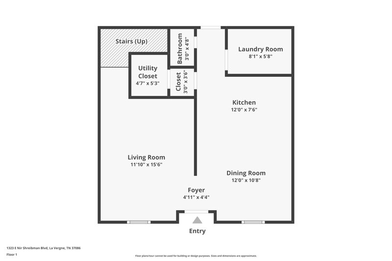 1,695/Mo, 1323 E Nir Shreibman Blvd La Vergne, TN 37086 Floor Plan View