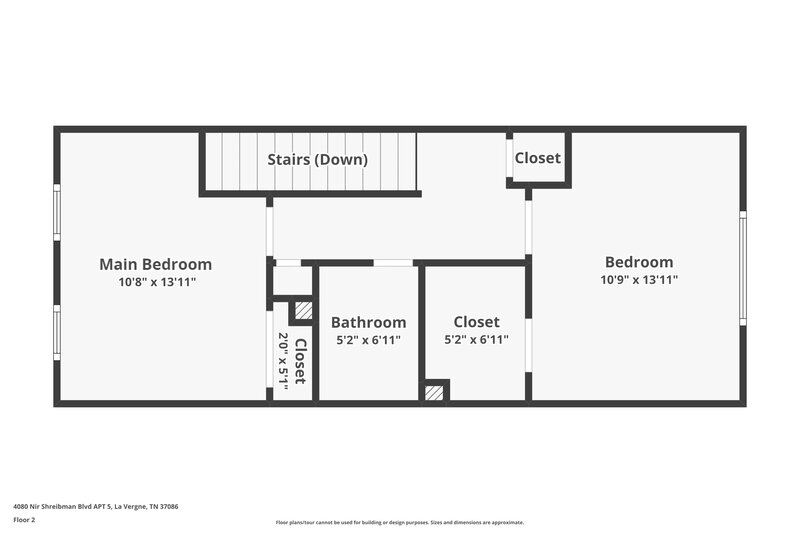 1,425/Mo, 4080 Nir Shreibman Blvd Apt 5 La Vergne, TN 37086 Floorplan View 2