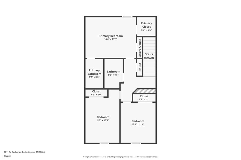 1,585/Mo, 3011 RG Buchanan Dr La Vergne, TN 37086 Floor Plan View 2