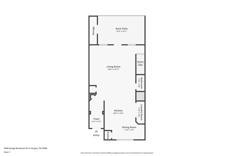 2,730/Mo, 4048 George Buchanan Dr La Vergne, TN 37086 Floor Plan View