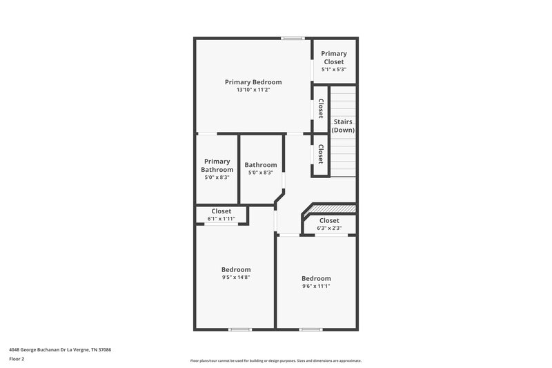 2,730/Mo, 4048 George Buchanan Dr La Vergne, TN 37086 Floor Plan View 2