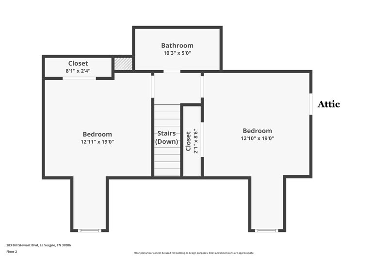 1,680/Mo, 283 Bill Stewart Blvd La Vergne, TN 37086 Floor Plan View 2