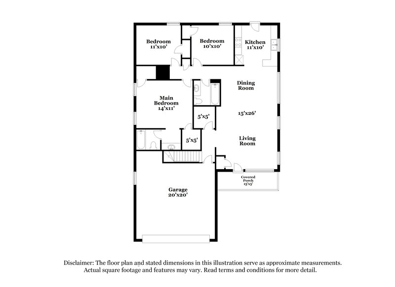 1,980/Mo, 1207 Larzelere Ln La Vergne, TN 37086 Floor Plan View