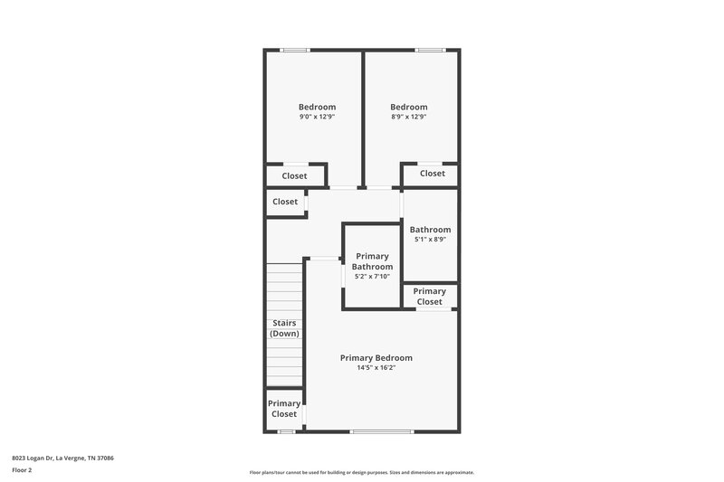 1,770/Mo, 8023 Logan Dr La Vergne, TN 37086 Floorplan View 2