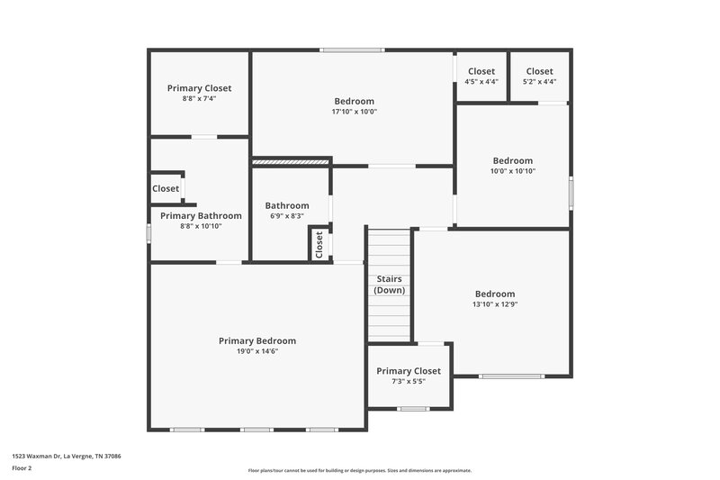 2,080/Mo, 1523 Waxman Dr La Vergne, TN 37086 Floor Plan View 2