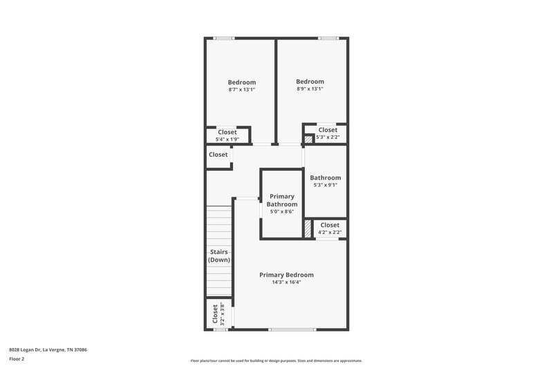 1,545/Mo, 8028 Logan Dr La Vergne, TN 37086 Floor Plan View 2