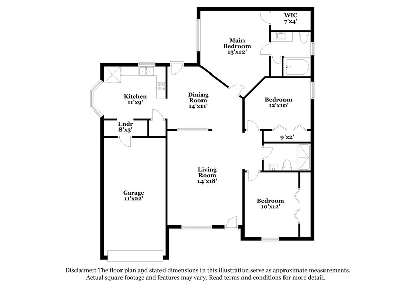 2,085/Mo, 1610 Cedar Tree Ln Mount Juliet, TN 37122 Floor Plan View