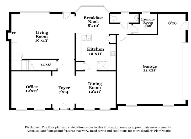 2,500/Mo, 398 Roxie Ct Murfreesboro, TN 37128 Floor Plan View