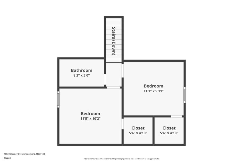 1,860/Mo, 1502 Killarney Dr Murfreesboro, TN 37128 Floor Plan View 2