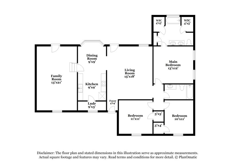 2,970/Mo, 206 Sierra Dr Murfreesboro, TN 37129 Floor Plan View